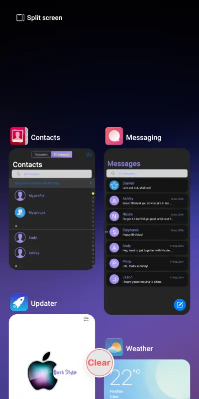 iOS Dark Style v10 - Screenshot 4