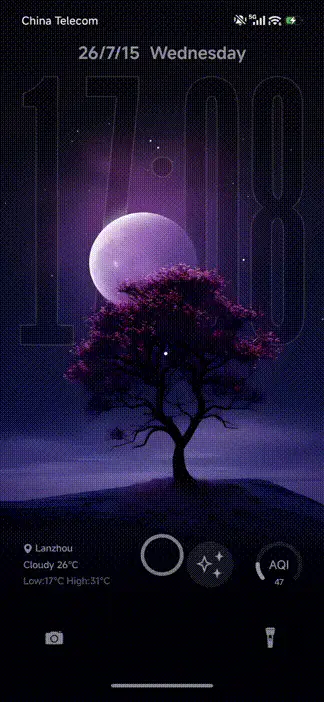 Purple Sky THEME for Xiaomi MIUI HyperOS