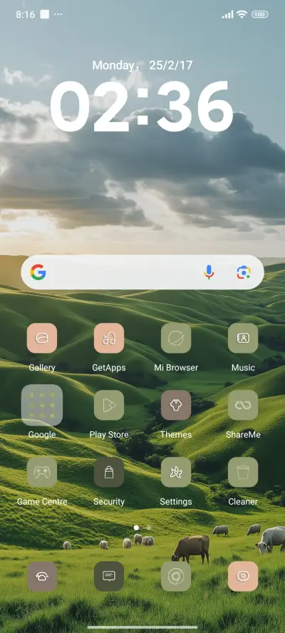Green Theme - Screenshot 2