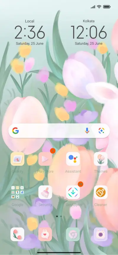 Rabbits in flowers - Screenshot 2