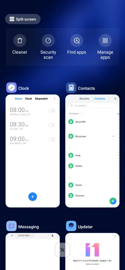Blue Ui - Screenshot 4