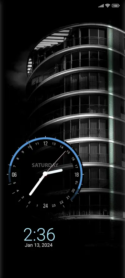 black building THEME for Xiaomi MIUI HyperOS