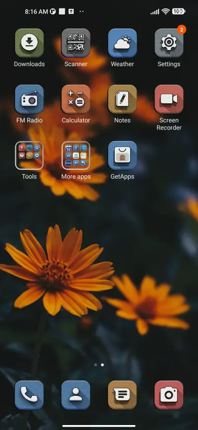 Orange flowers v12 - Screenshot 4
