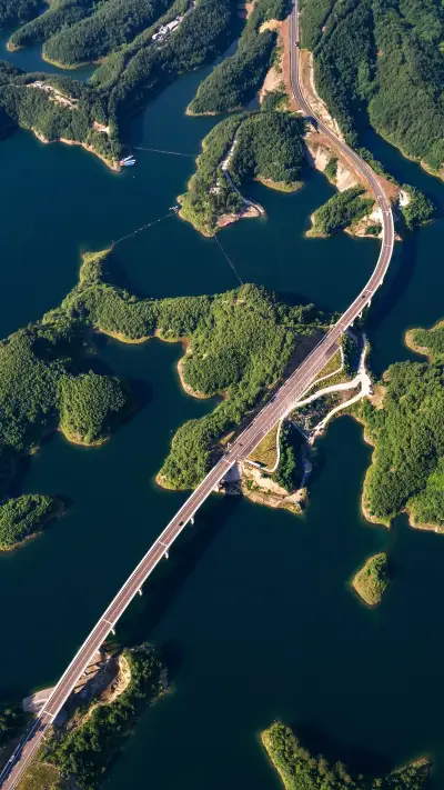 Danjiangkou reservoir under high water level 80