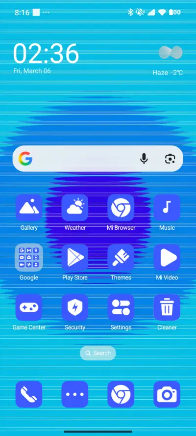 Flat Blue