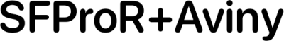 SFProR+Aviny FONT for Xiaomi MIUI HyperOS