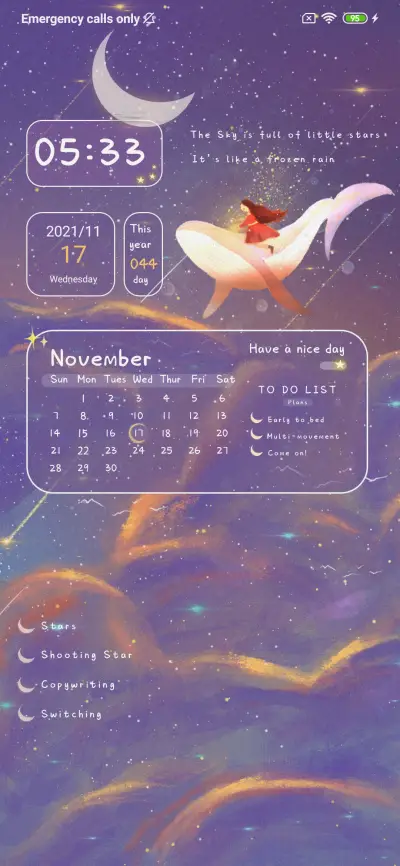 Falling stars - Screenshot 1