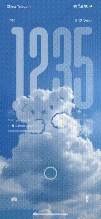 Cute Cloud THEME for Xiaomi MIUI HyperOS