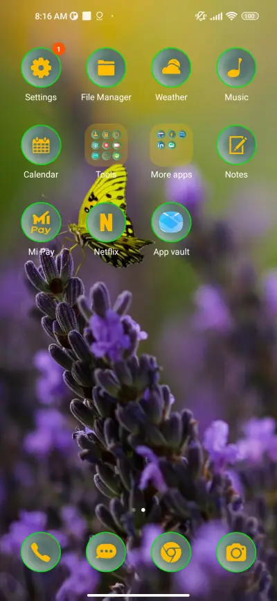 lavender butterfly - Screenshot 3