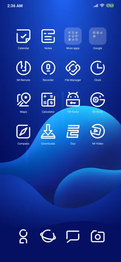 MBlue Liquid - Screenshot 3