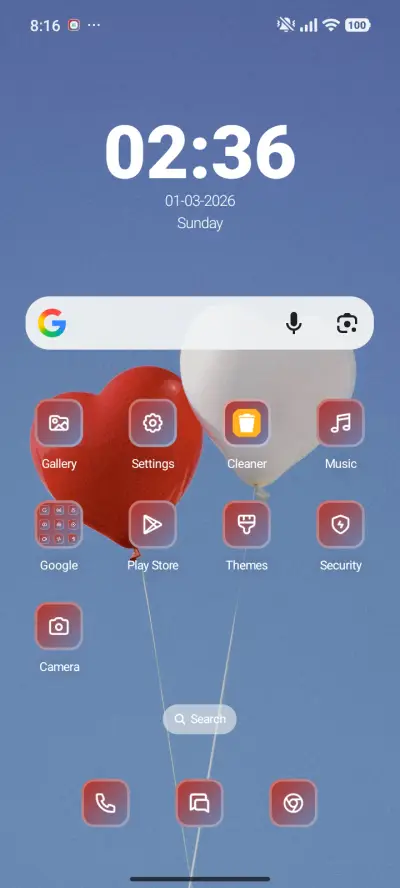 Heart Balloons - Screenshot 2