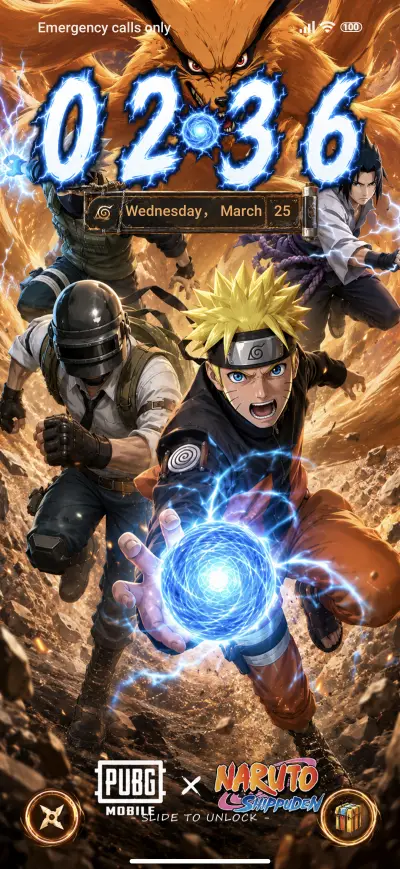 PUBGM Naruto THEME for Xiaomi MIUI HyperOS