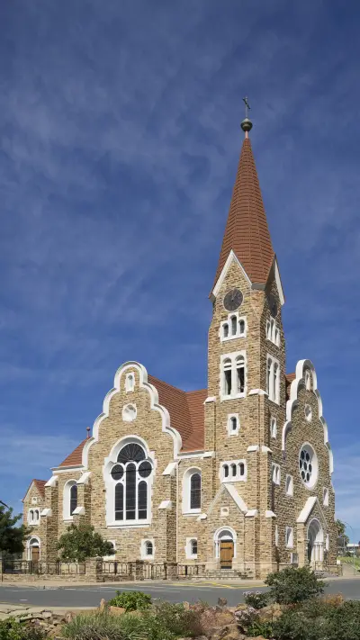Gothic  stone church in namibia - Screenshot 1