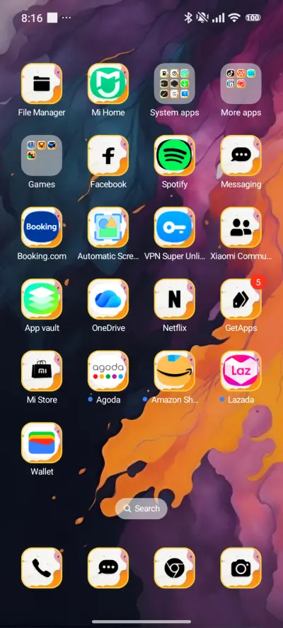 abstract splash - Screenshot 3