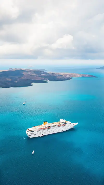 Cruise Ship at Sea