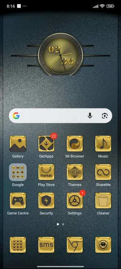Golden icons - Screenshot 2