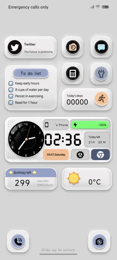 Simple Capsule THEME for Xiaomi MIUI HyperOS