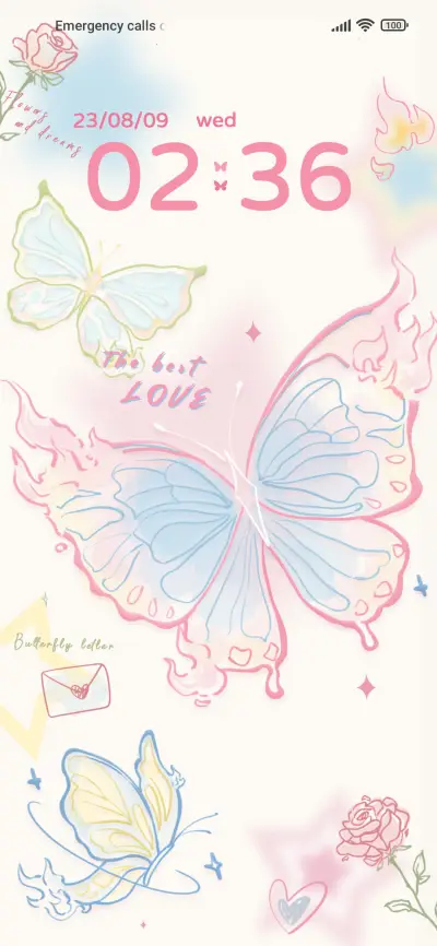 butterfly in flame