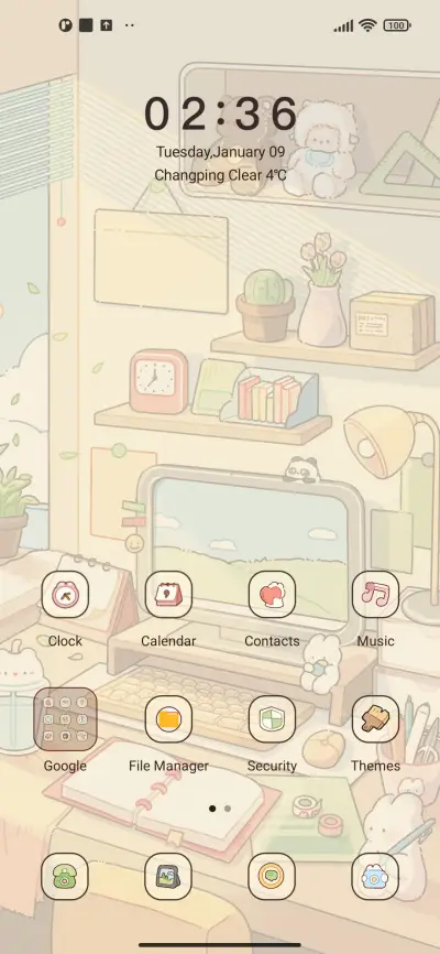 Warm desk dynamic - Screenshot 2