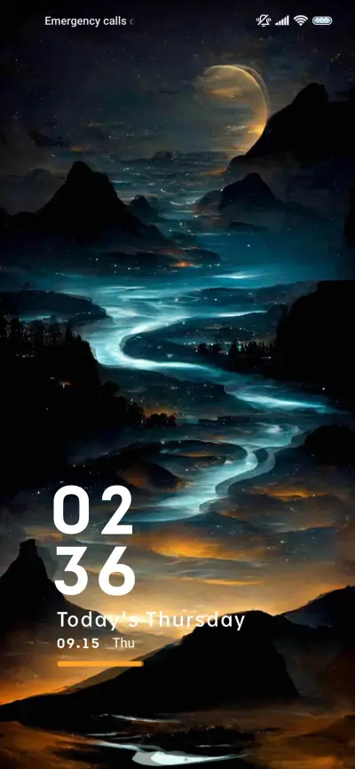 Dark calm waves - Screenshot 1