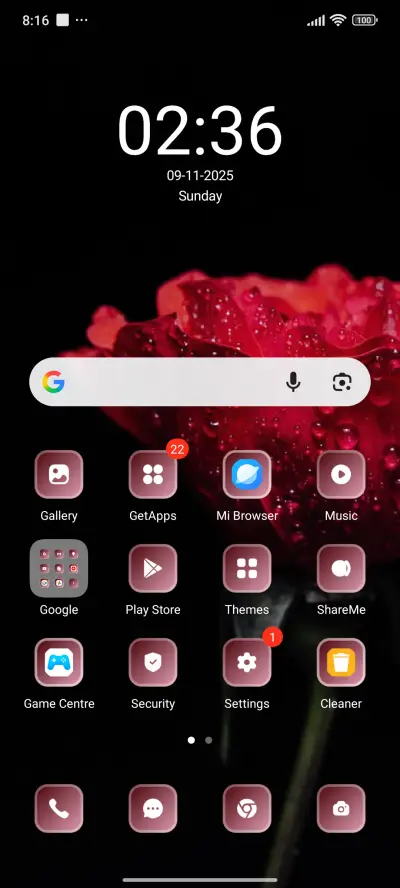 Amoled Rose - Screenshot 2