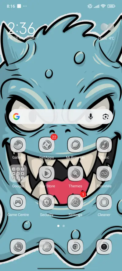 blue monster - Screenshot 2