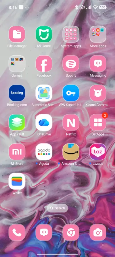 Pink Abstract - Screenshot 3