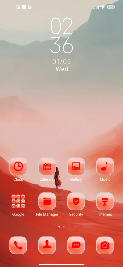 minimal red - Screenshot 2