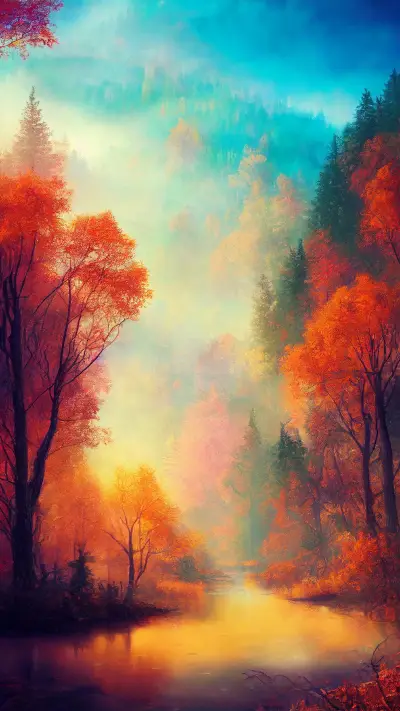 Autumn Art Painting