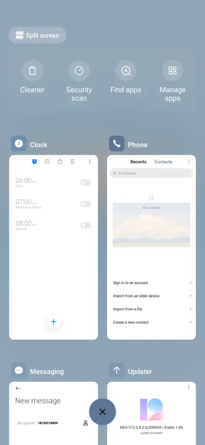 Blue components - Screenshot 4