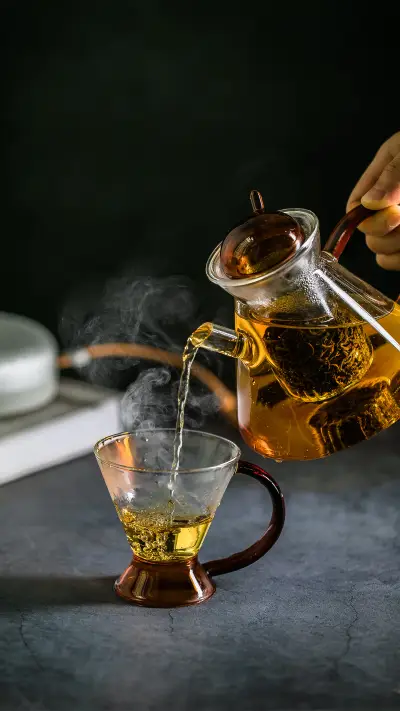 What kind of tea should I drink in the morning noon and even