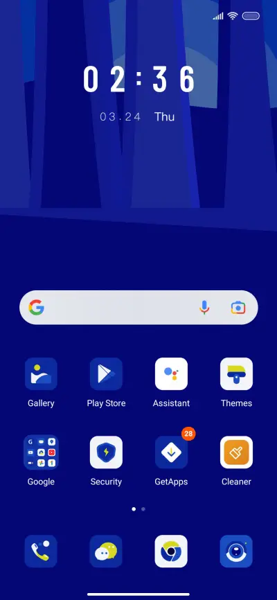 Klein blue morning - Screenshot 3