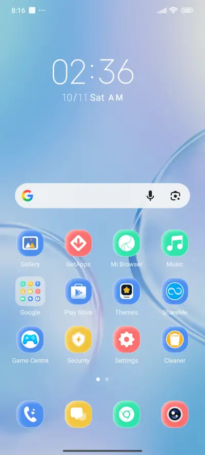 Pale Bubble Blue - Screenshot 2