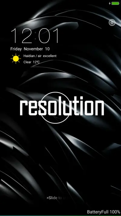 Resolution