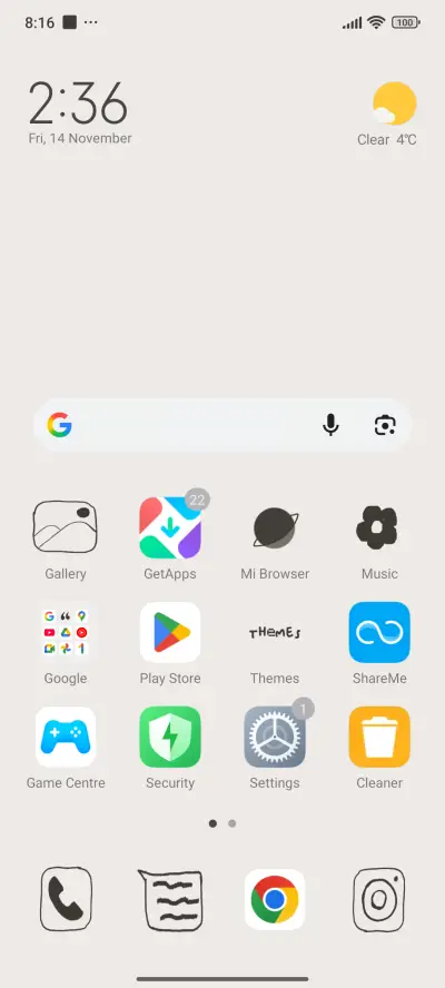 yellow theme - Screenshot 2