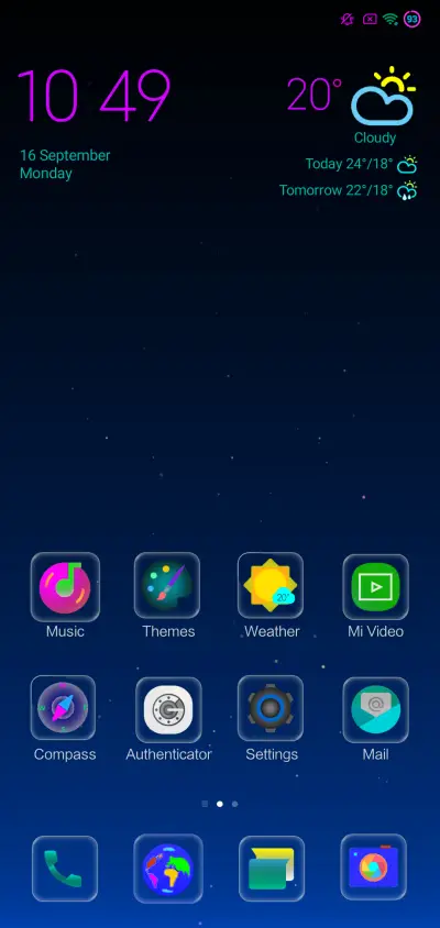 Indigo Next - Screenshot 1