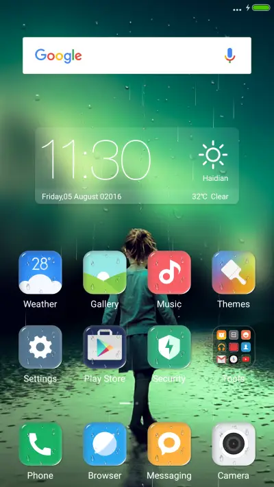 iOS Rainy girl - Screenshot 2