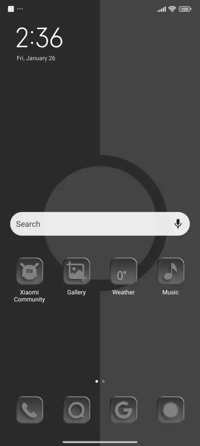 Gray Style - Screenshot 2