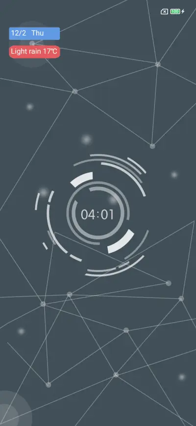 Rotating clock