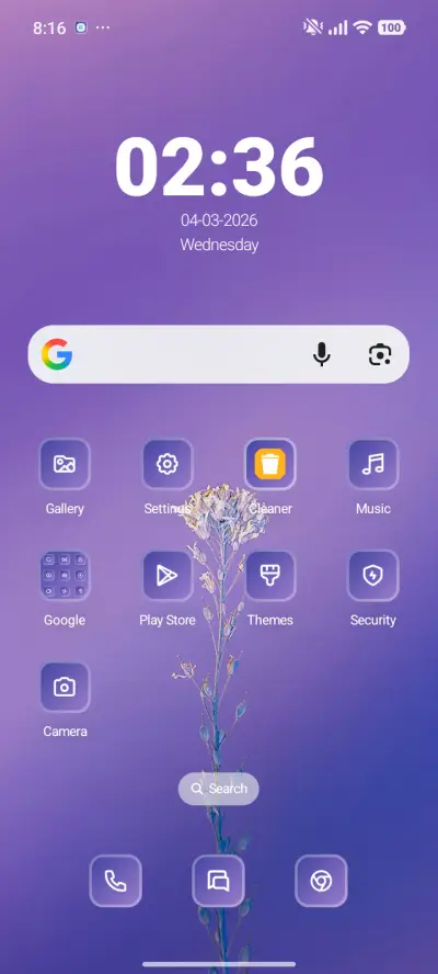 Purple Flower - Screenshot 2