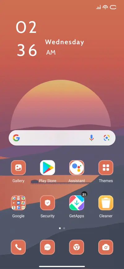 Minimal Sunset - Screenshot 2