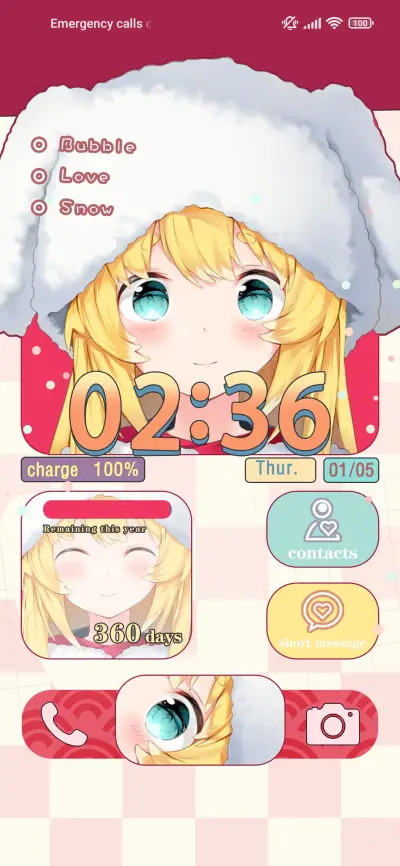 Winter Rabbit Girl - Screenshot 1