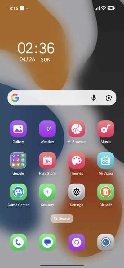 Warm Cool Gradient - Screenshot 2