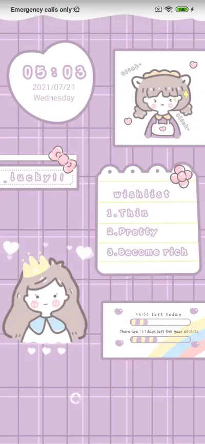 Violet girl - Screenshot 1