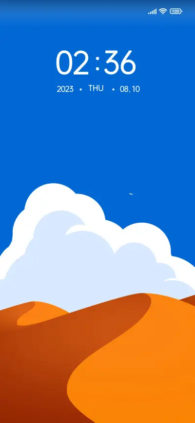 Blue sky desert - Screenshot 2