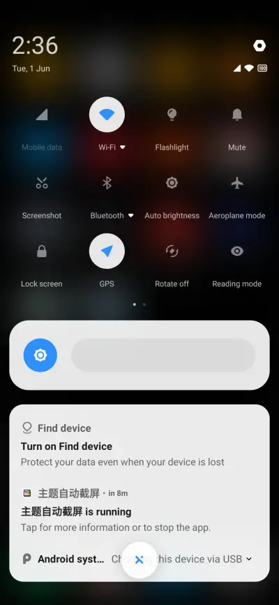F OS Dark v11 - Screenshot 5