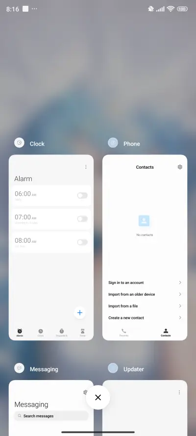 transparent blue - Screenshot 4