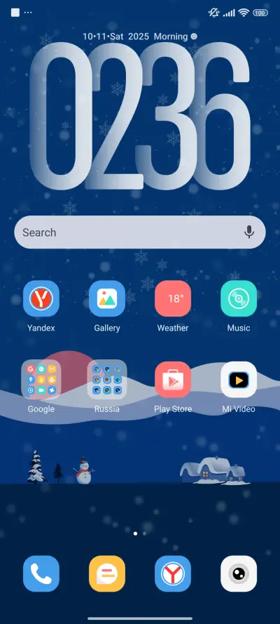 Flat Snowscape - Screenshot 2