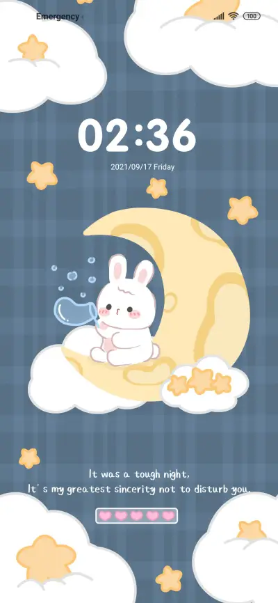 Good night bunny - Screenshot 1