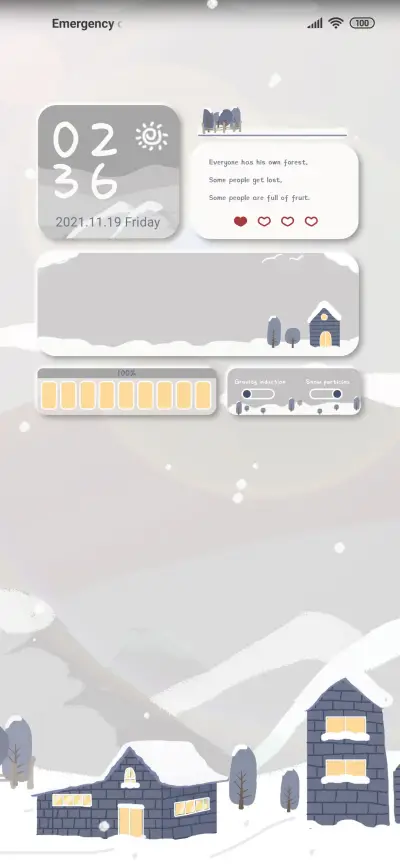 Simple winter - Screenshot 1